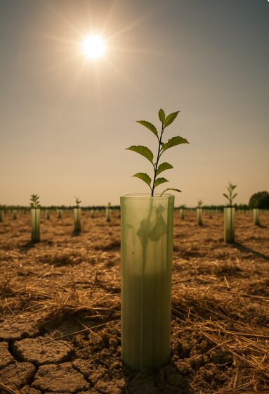 Siccità e ondate di calore: come proteggere le piante giovani nei mesi più critici